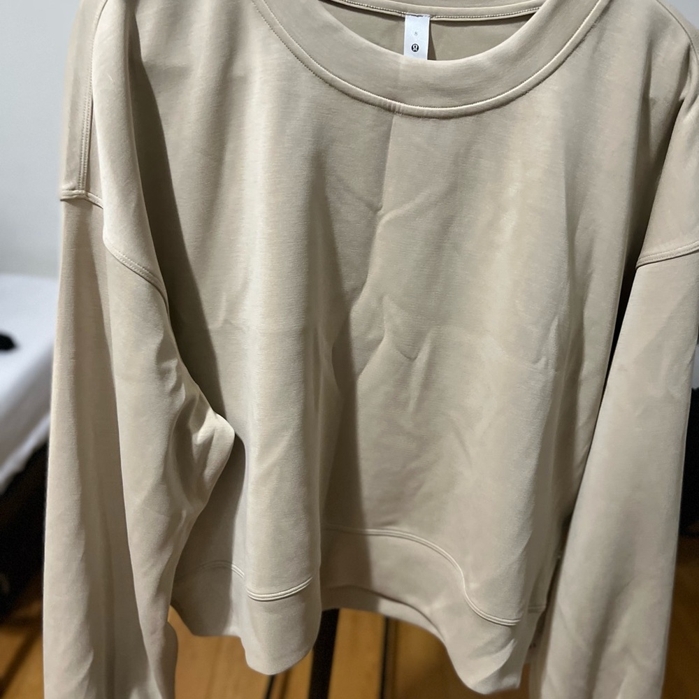 lululemon perfectly oversized crop crew
